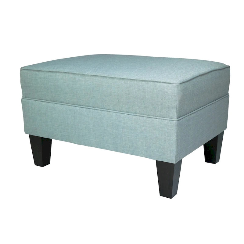 Tabouret rembourré à passepoil