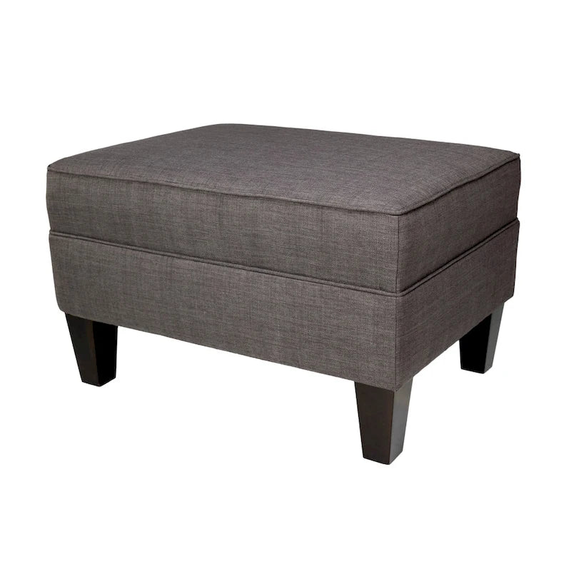 Tabouret rembourré à passepoil