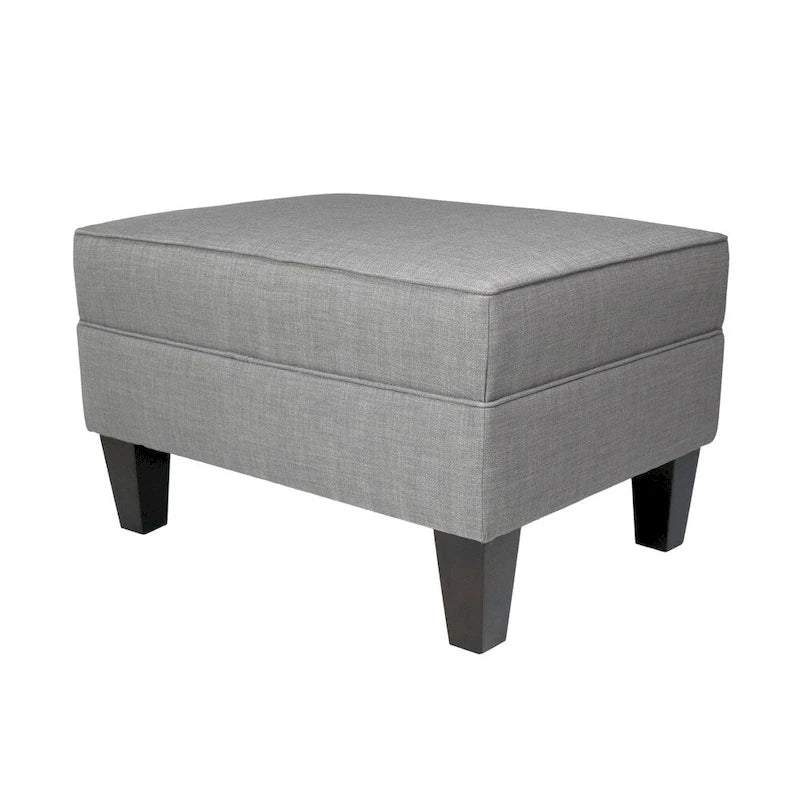 Tabouret rembourré à passepoil