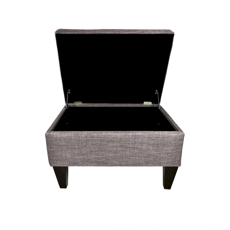 Tabouret rembourré à passepoil