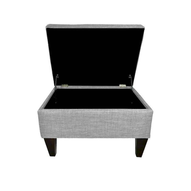 Tabouret rembourré à passepoil