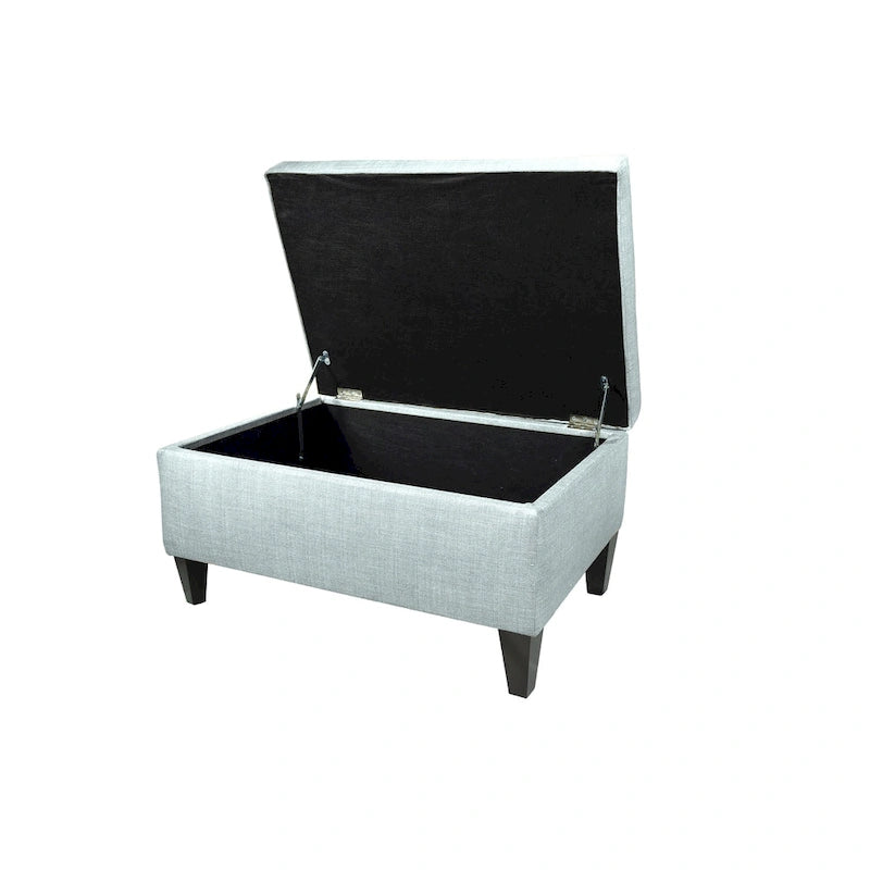 Tabouret rembourré à passepoil