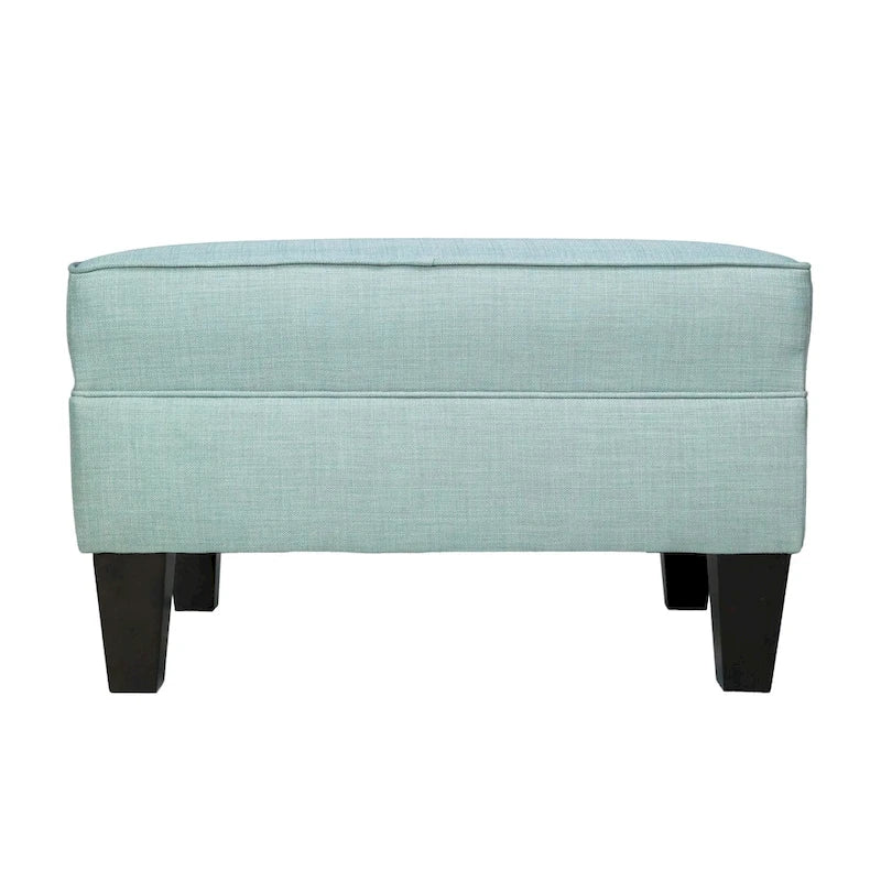 Tabouret rembourré à passepoil