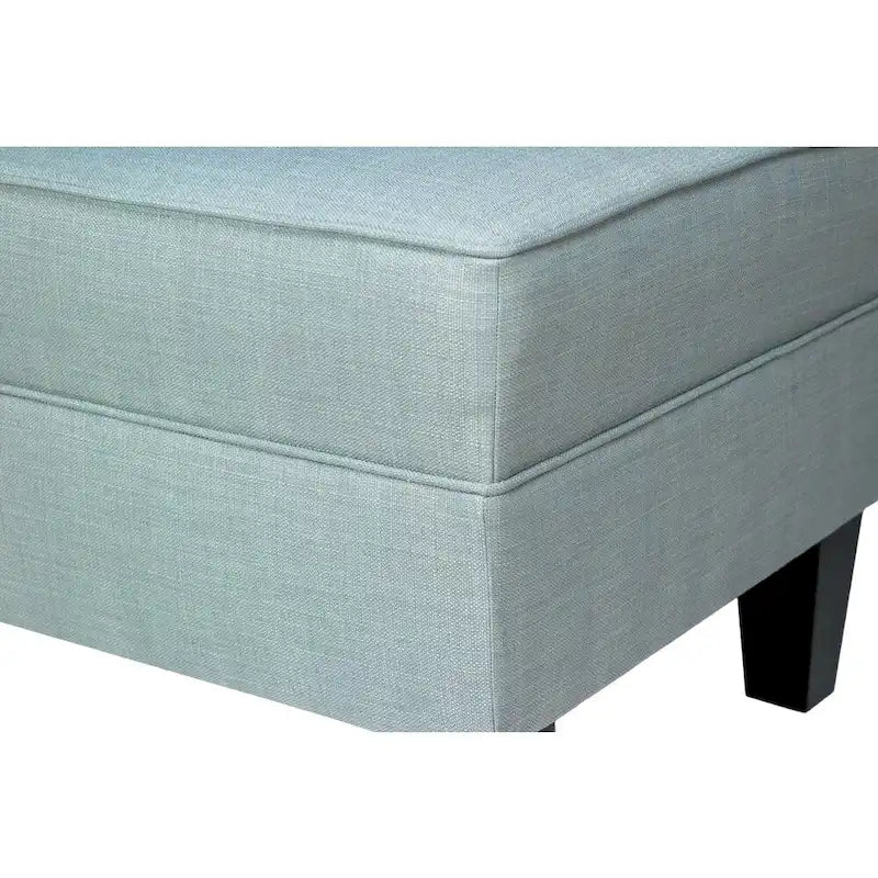 Tabouret rembourré à passepoil