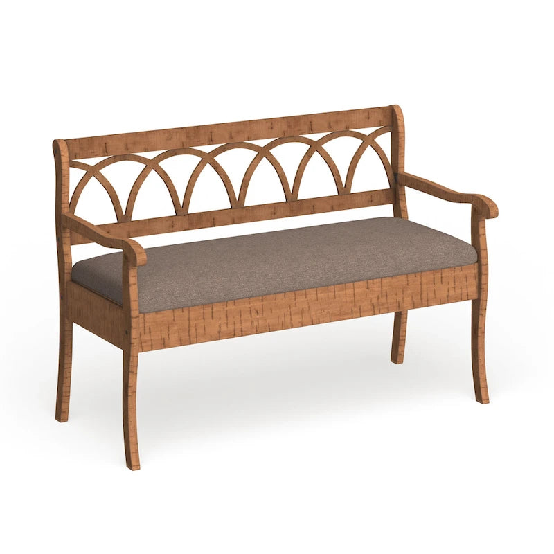Copper Grove Watchorn Storage Bench with Seat Cushion