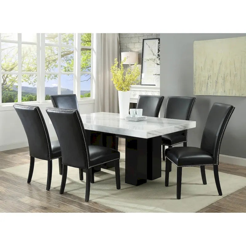 Chaises de salle à manger de style moderne (lot de 2)
