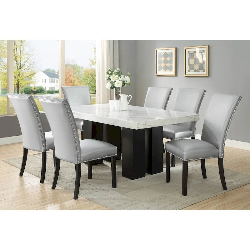 Chaises de salle à manger de style moderne (lot de 2)