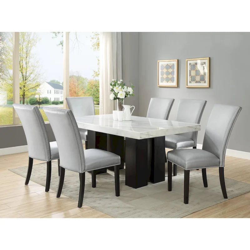 Chaises de salle à manger de style moderne (lot de 2)
