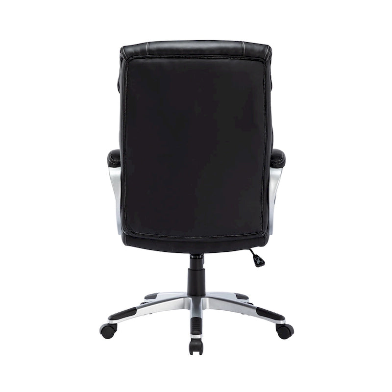 Chaise de bureau de direction, similicuir, avec roulettes