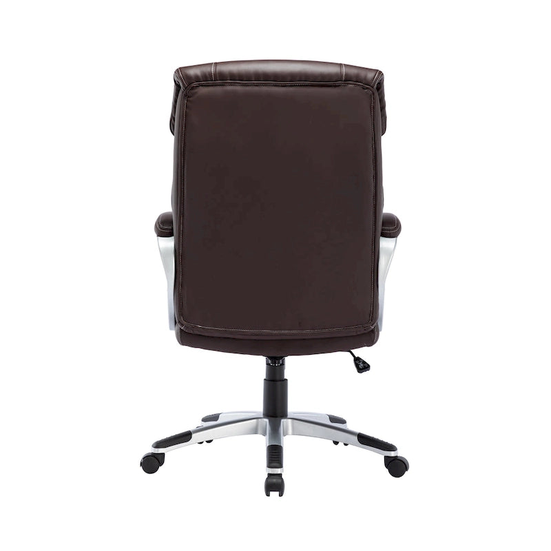 Chaise de bureau de direction, similicuir, avec roulettes