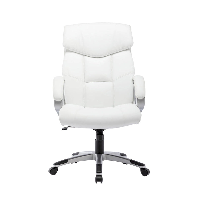 Chaise de bureau de direction, similicuir, avec roulettes
