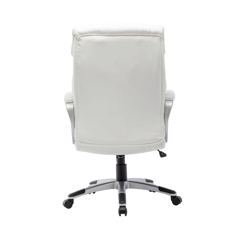 Chaise de bureau de direction, similicuir, avec roulettes