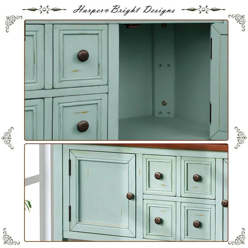 Buffet console de style rétro, série Cambridge