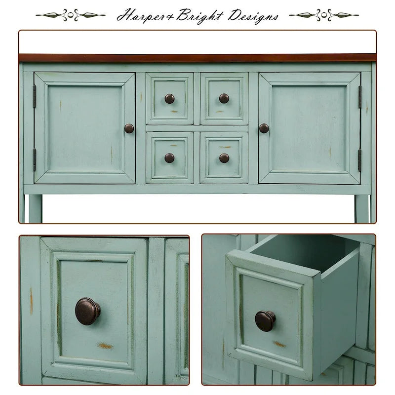 Buffet console de style rétro, série Cambridge