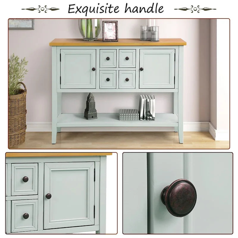 Buffet console de style rétro, série Cambridge