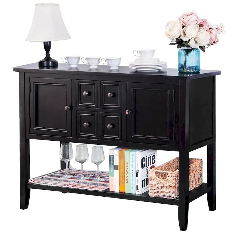 Buffet console de style rétro, série Cambridge