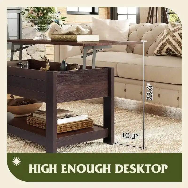 Table basse relevable moderne